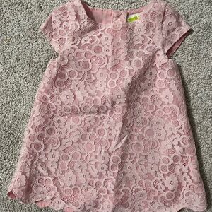 Crazy 8 Pink Lace Kids Dress